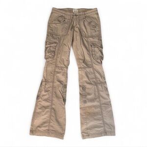 Vintage Y2K Aeropostale Low Waisted Flare Cargo Pants